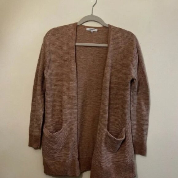 Madewell Open Cardigan w Pockets - Picture 1 of 4
